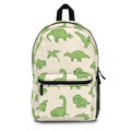 Cute Green Dinosaur Pattern Backpack — Kids' Dino School Backpack