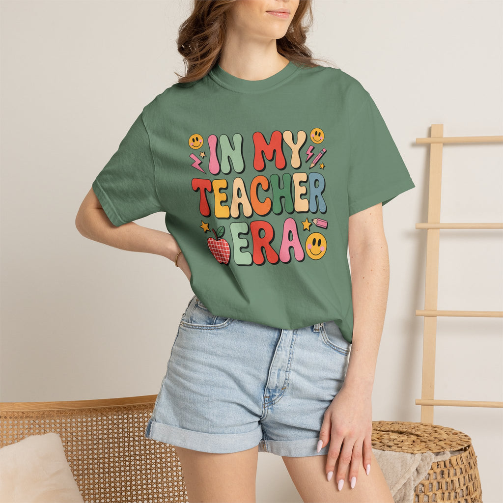 Teacher Era T-Shirt — Cute Retro "In My Teacher Era" Graphic Tee for Educators