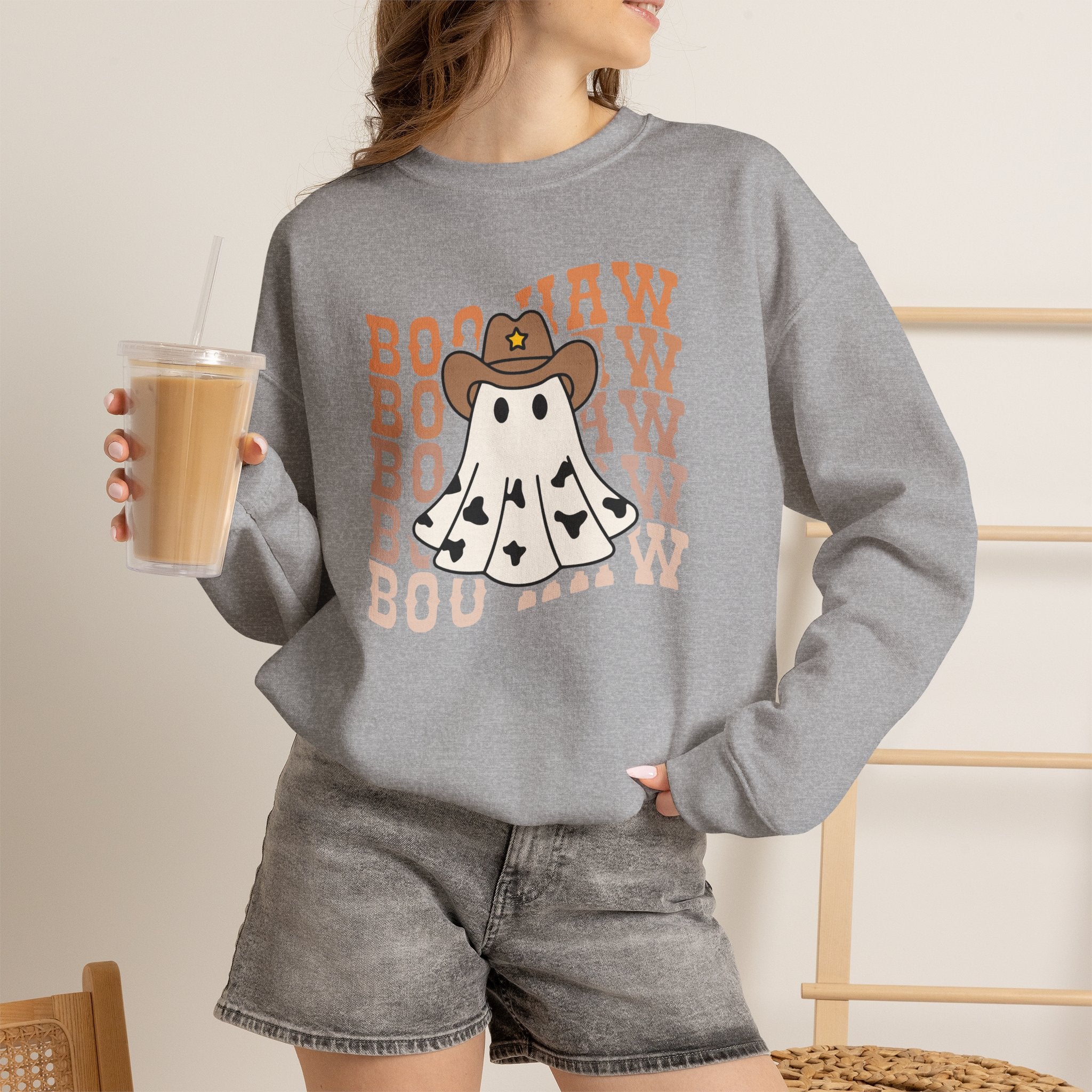 Cowboy Ghost Crewneck
