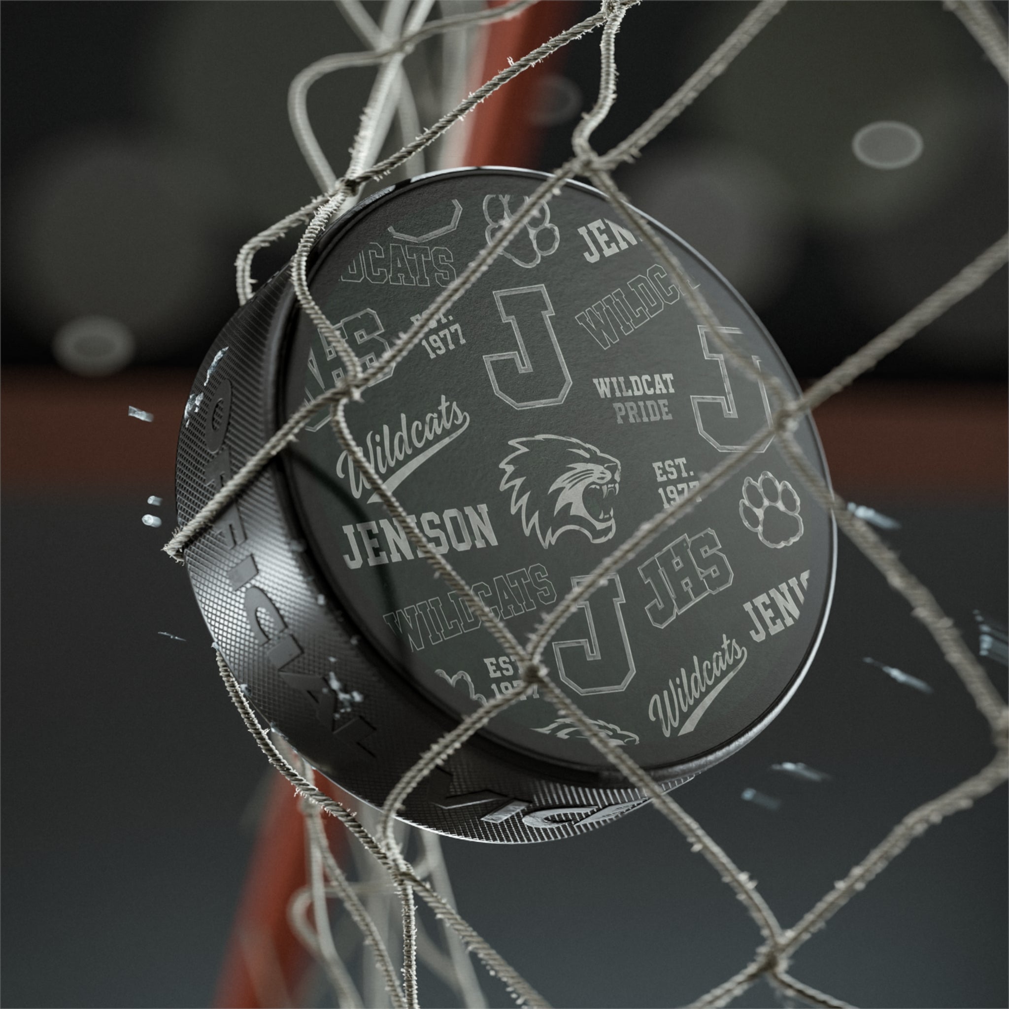Jenison Wildcats Hockey Puck