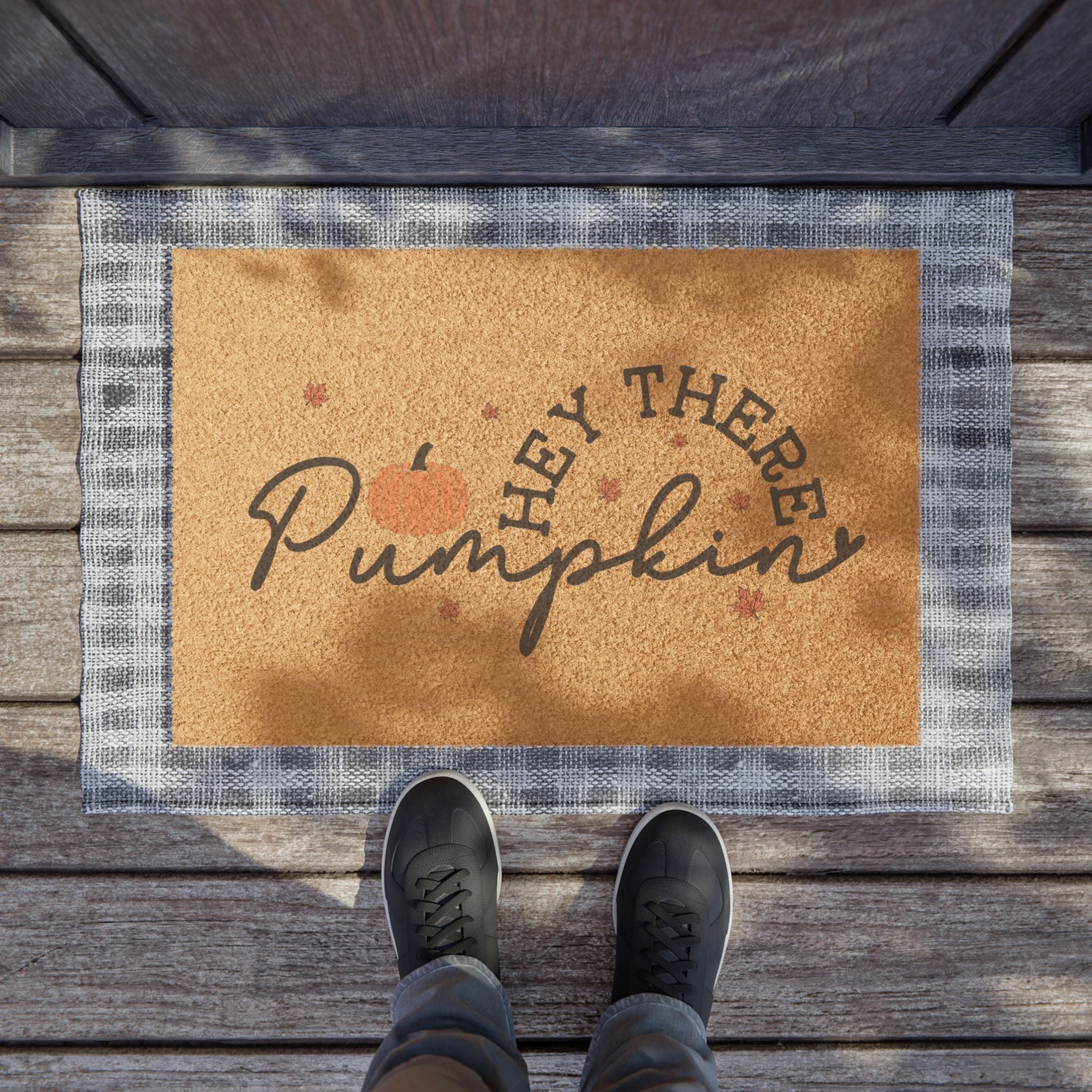 Hey There Pumpkin Welcome Mat