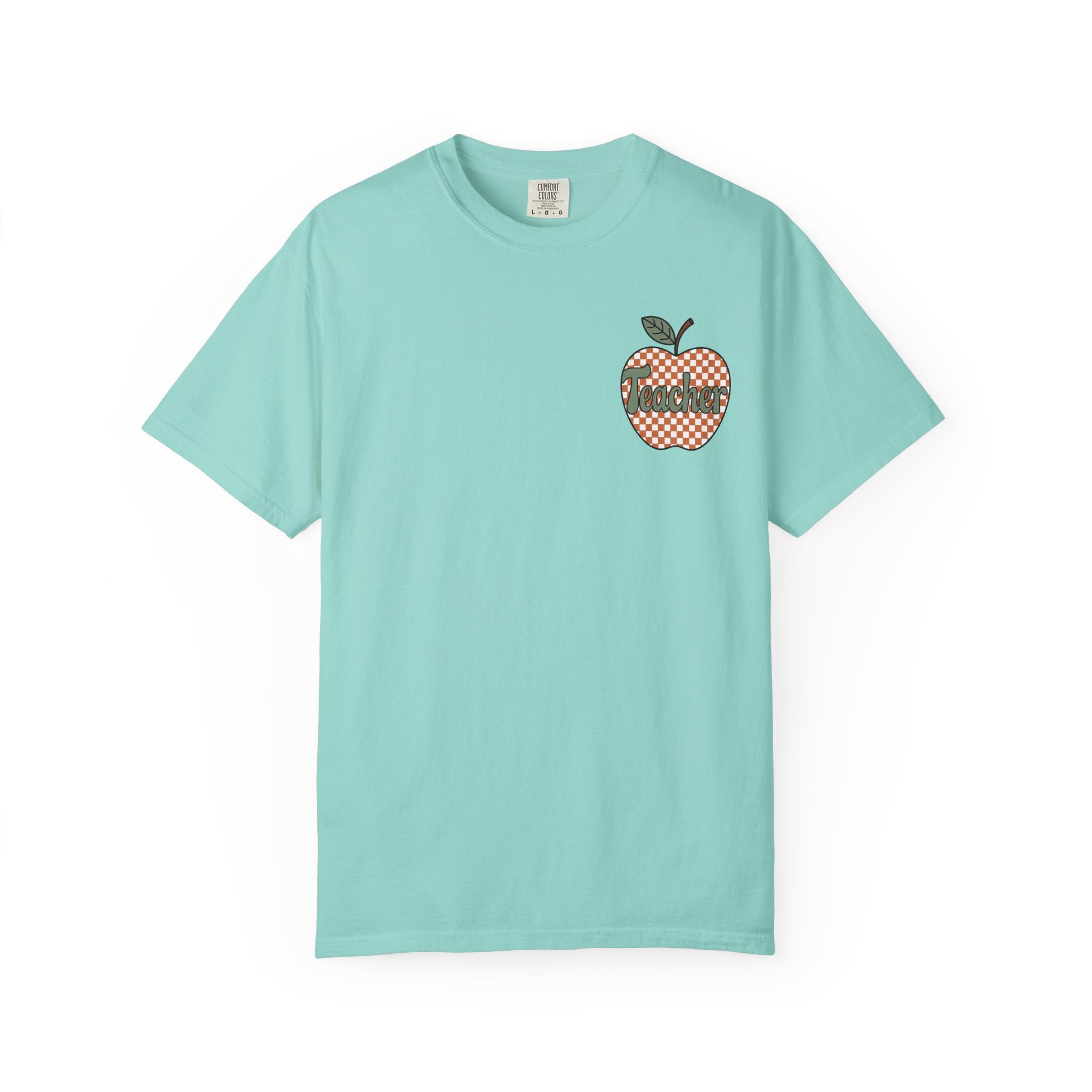 Apple Checkerboard Graphic T-Shirt