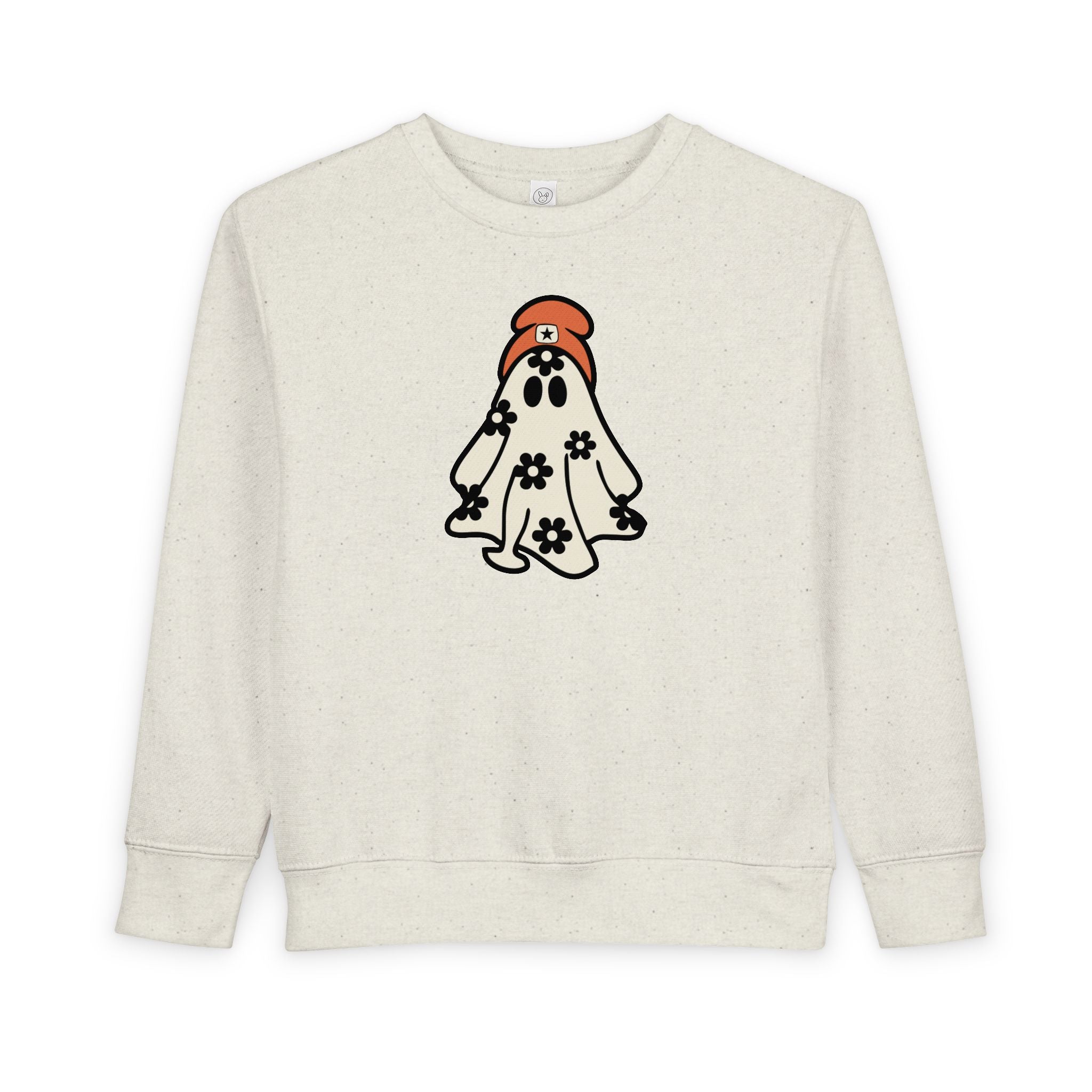 Toddler Flower Ghost Crewneck