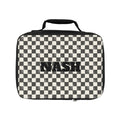 Personalized Checkerboard Lunch Bag — "NASH" Insulated Kids Lunchbox