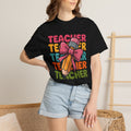 Teacher Pencil Bow Tee