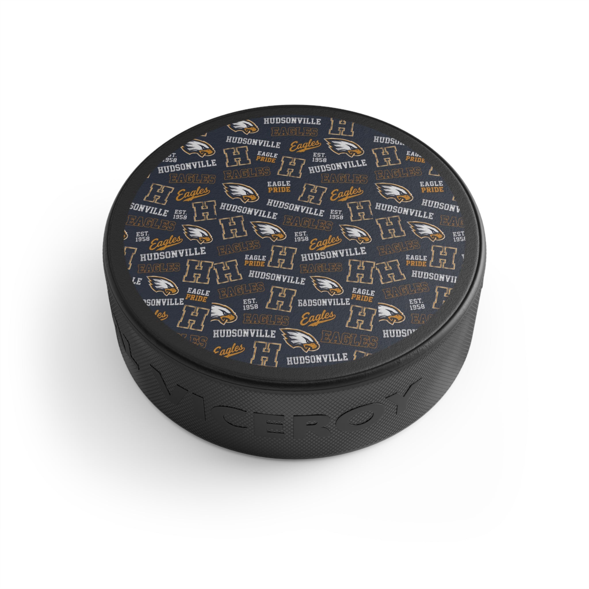 Hudsonville Eagles Hockey Puck