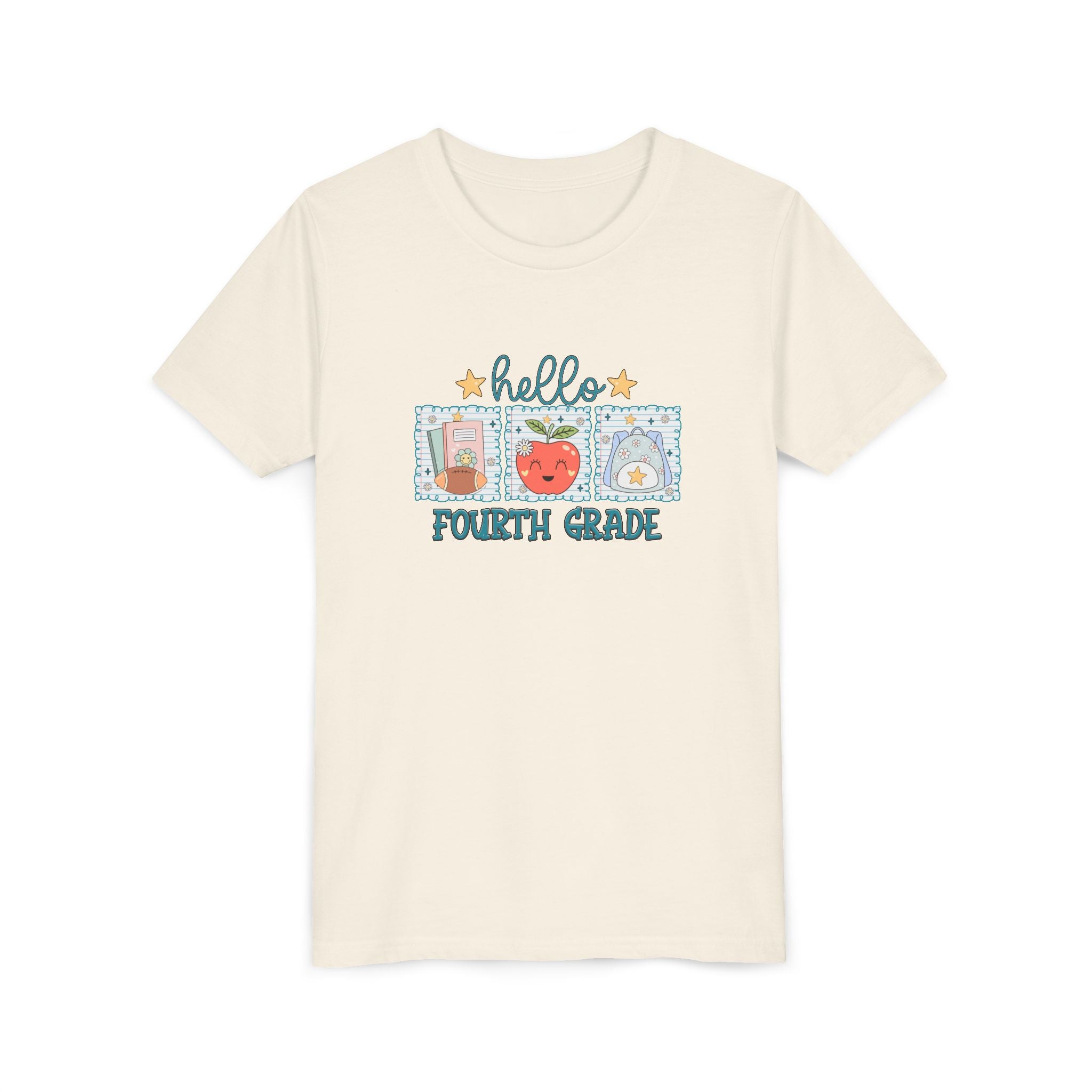 Hello Fourth Grade Tee - Youth