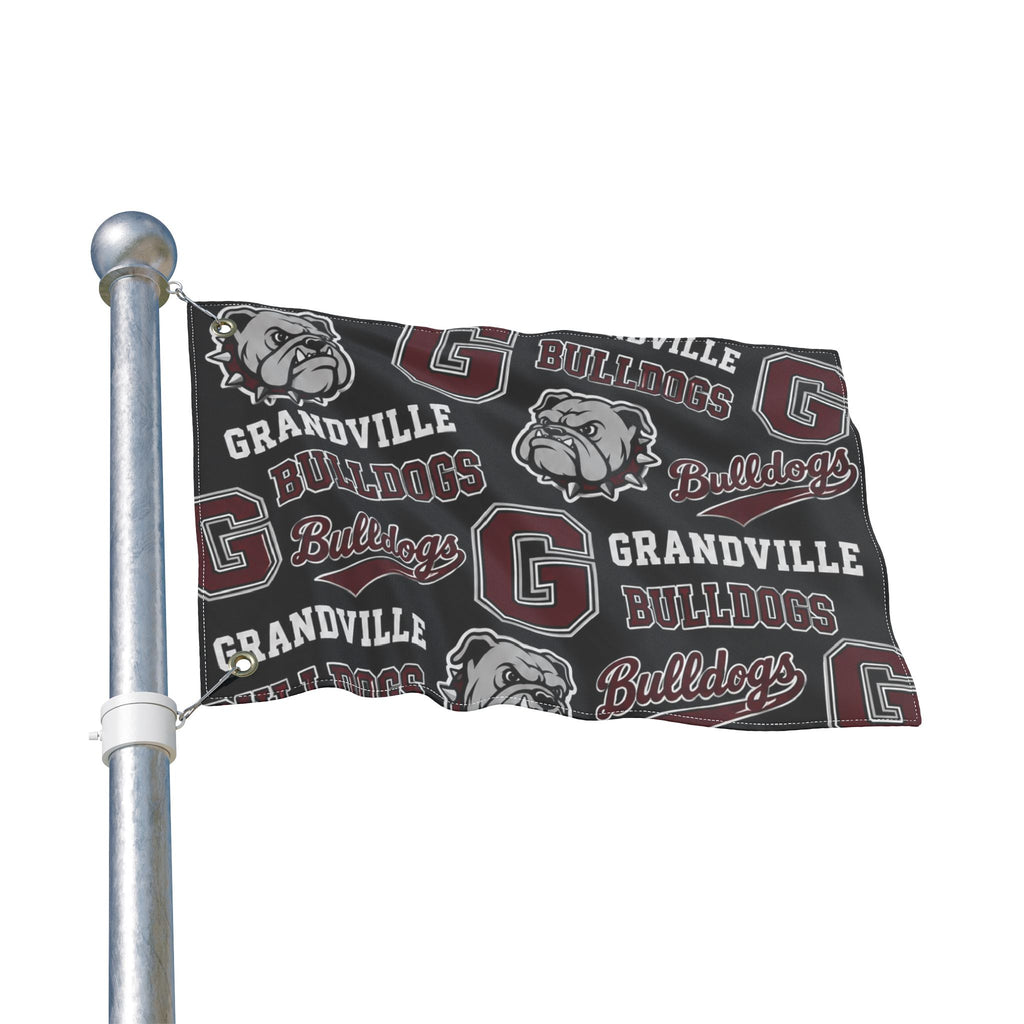 Grandville Bulldogs Double-Sided Flag