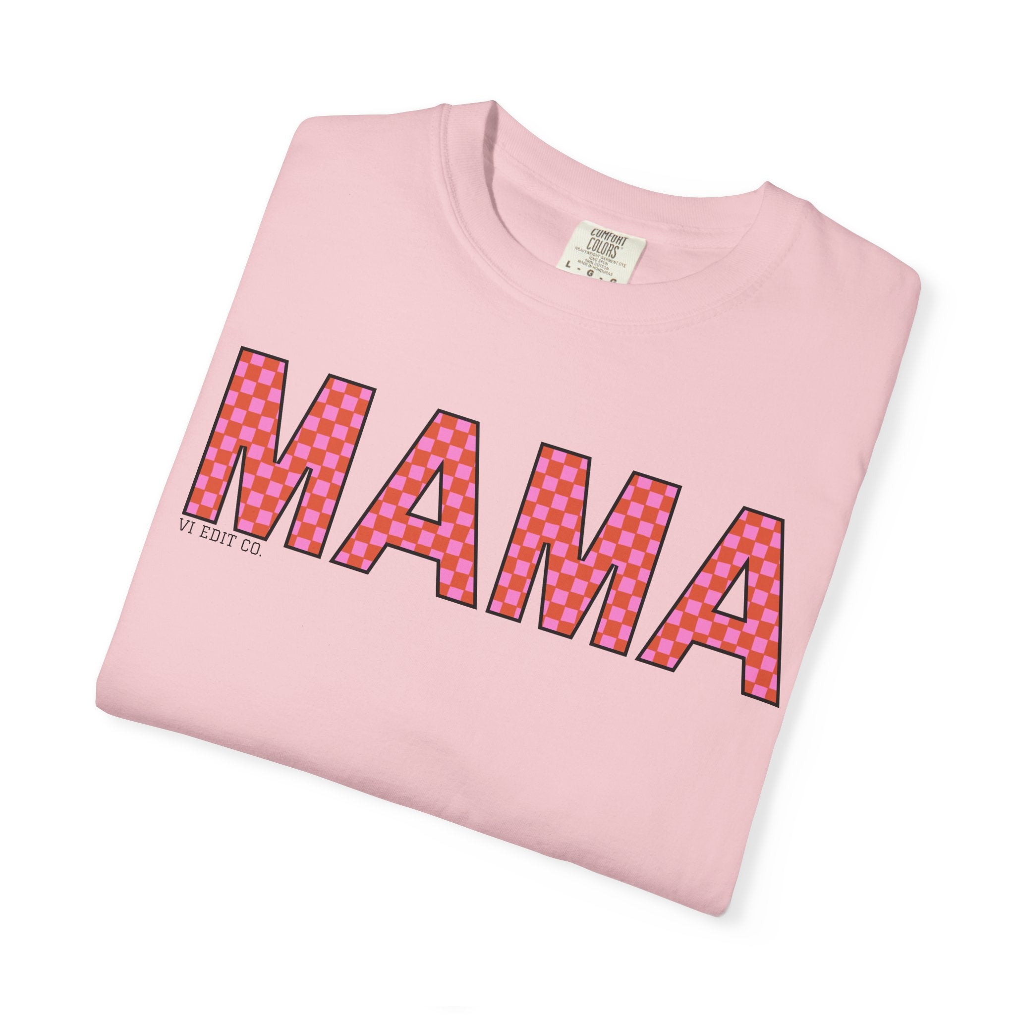 MAMA floral applique T-shirt | Mama graphic tee