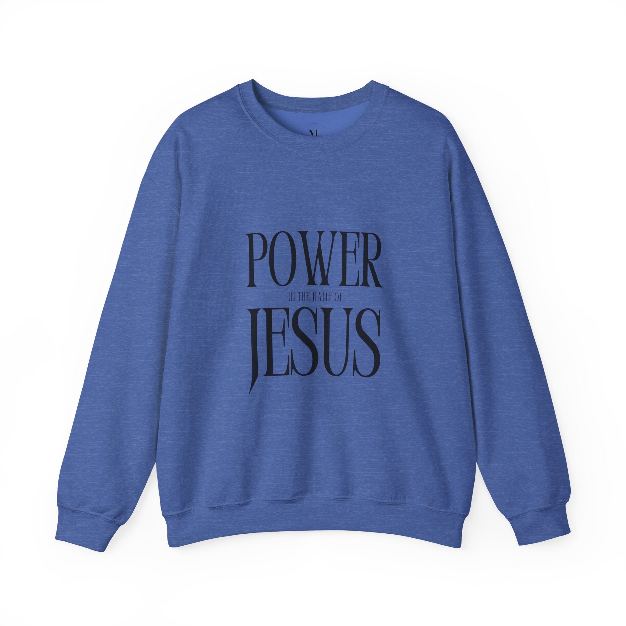 Power Jesus typography sweatshirt | Faith Christian crewneck