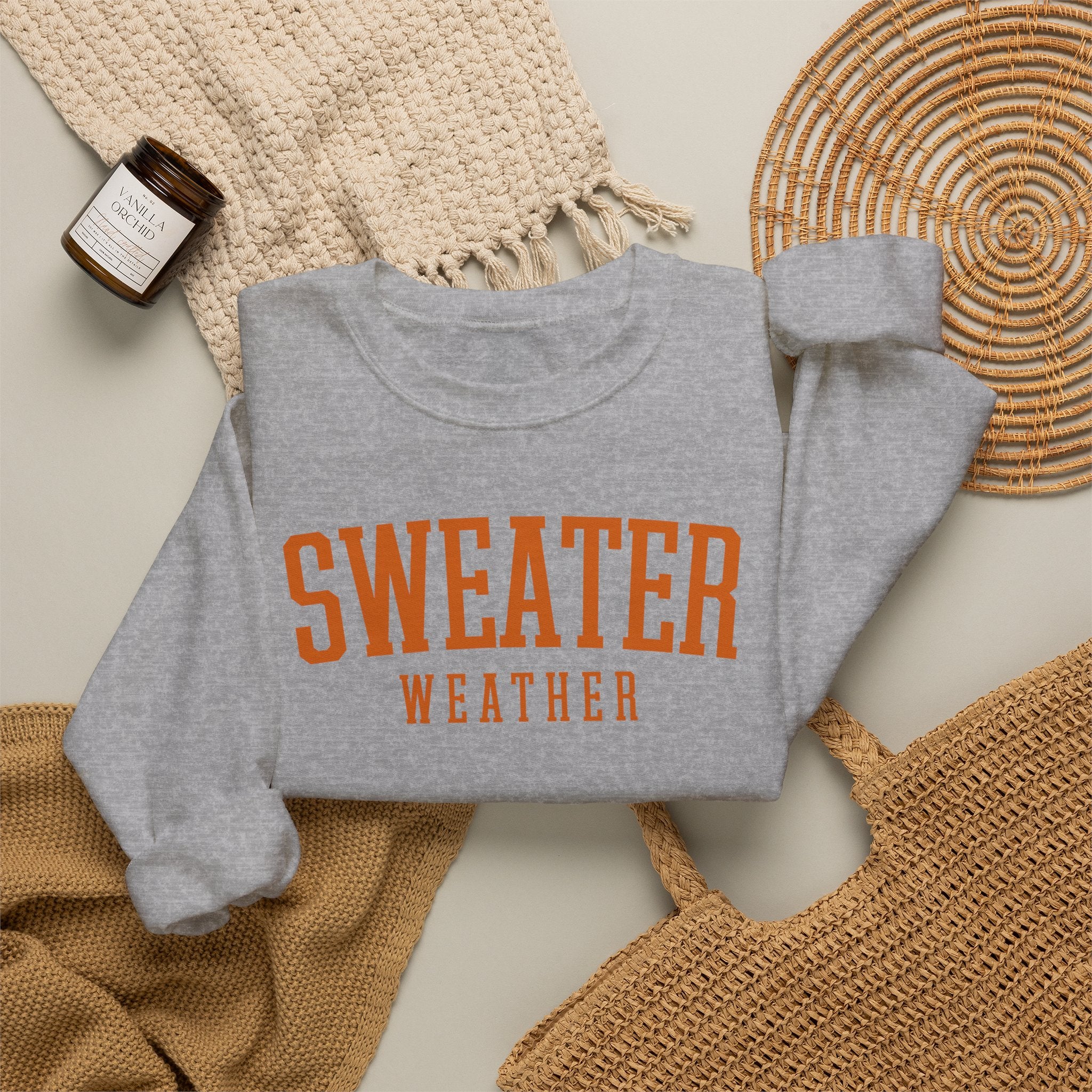 Sweater Weather Crewneck Sweatshirt — Cozy Fall Pullover