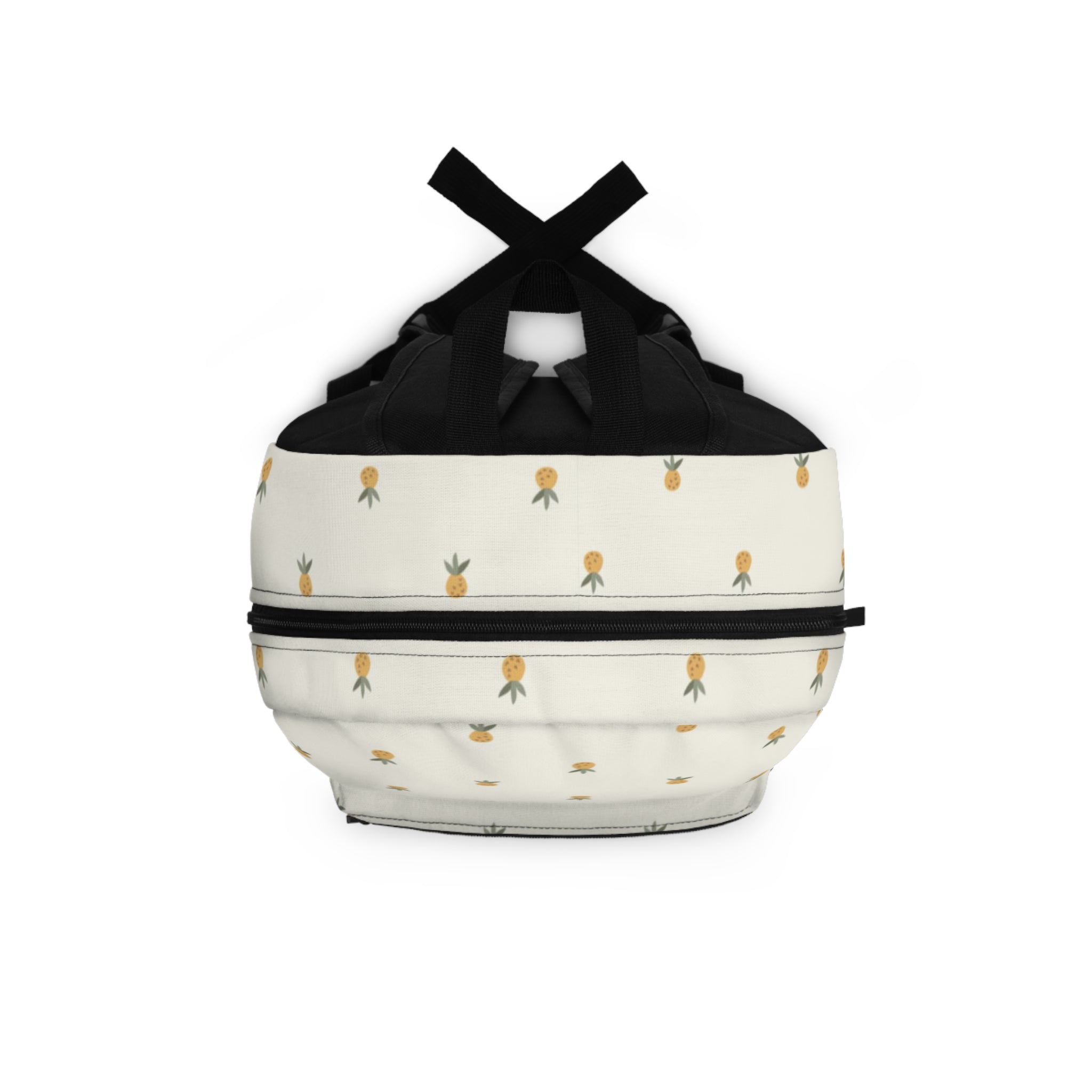 Pineapple Pattern Backpack – Cute Tropical Mini Pineapple Print School Bag