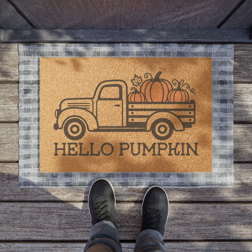 Hello Pumpkin Welcome Mat
