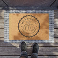 My Favorite Color is October Welcome Mat