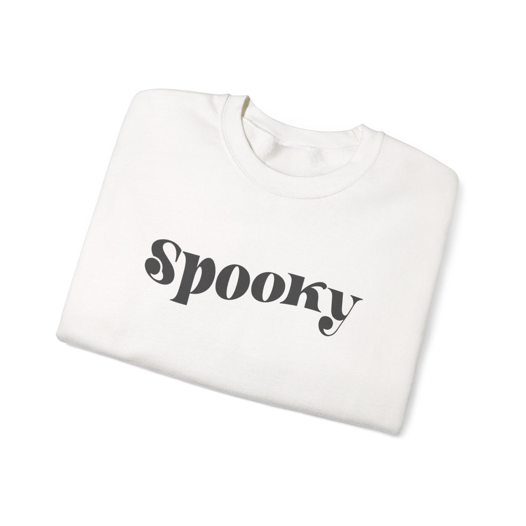 Spooky Crewneck Sweatshirt — Minimal Halloween Pullover