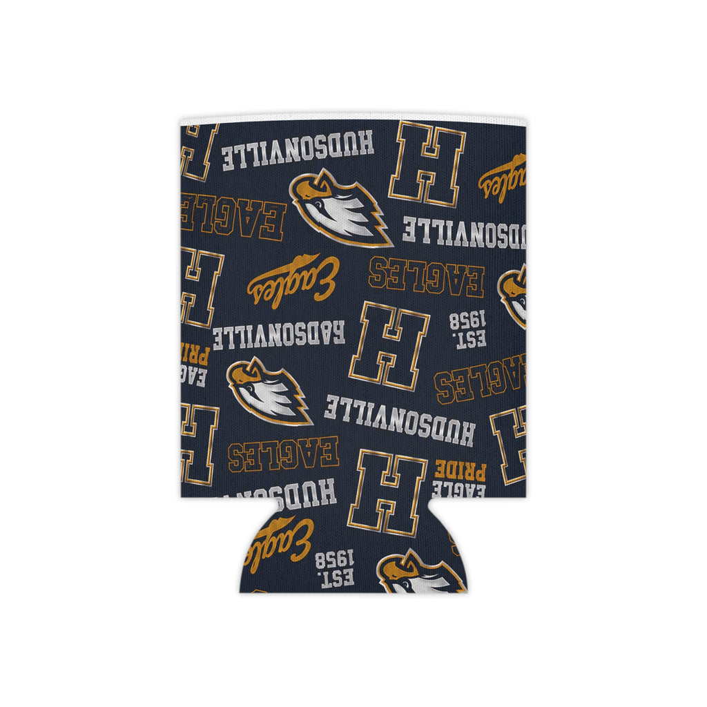 Can Cooler — Hudsonville Eagles Patterned Neoprene Can Koozie