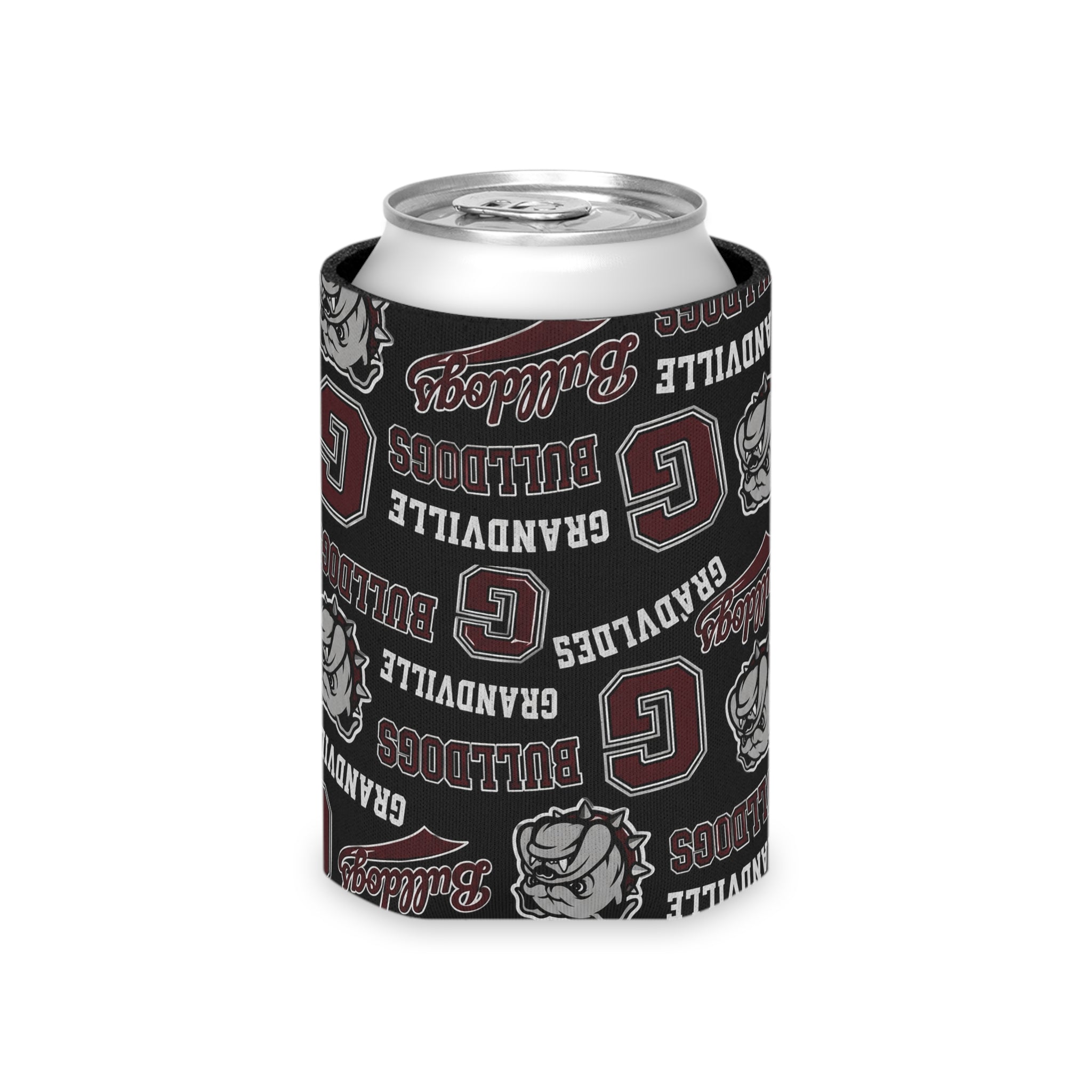 Bulldogs Can Cooler – Grandville Team Logo Koozie