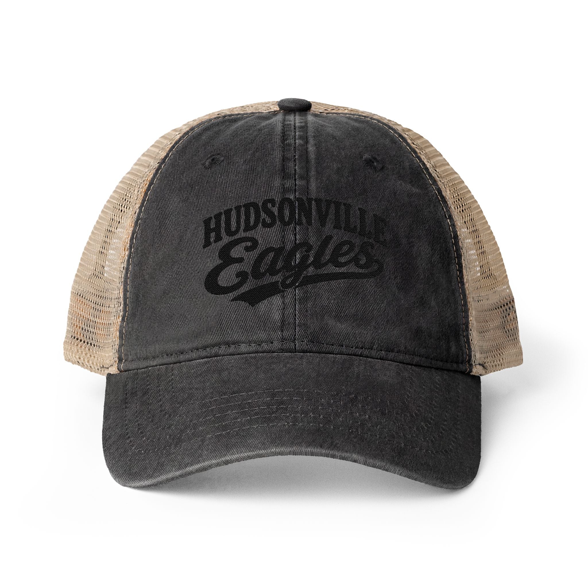 Hudsonville Eagles Washed Mesh-Back Cap