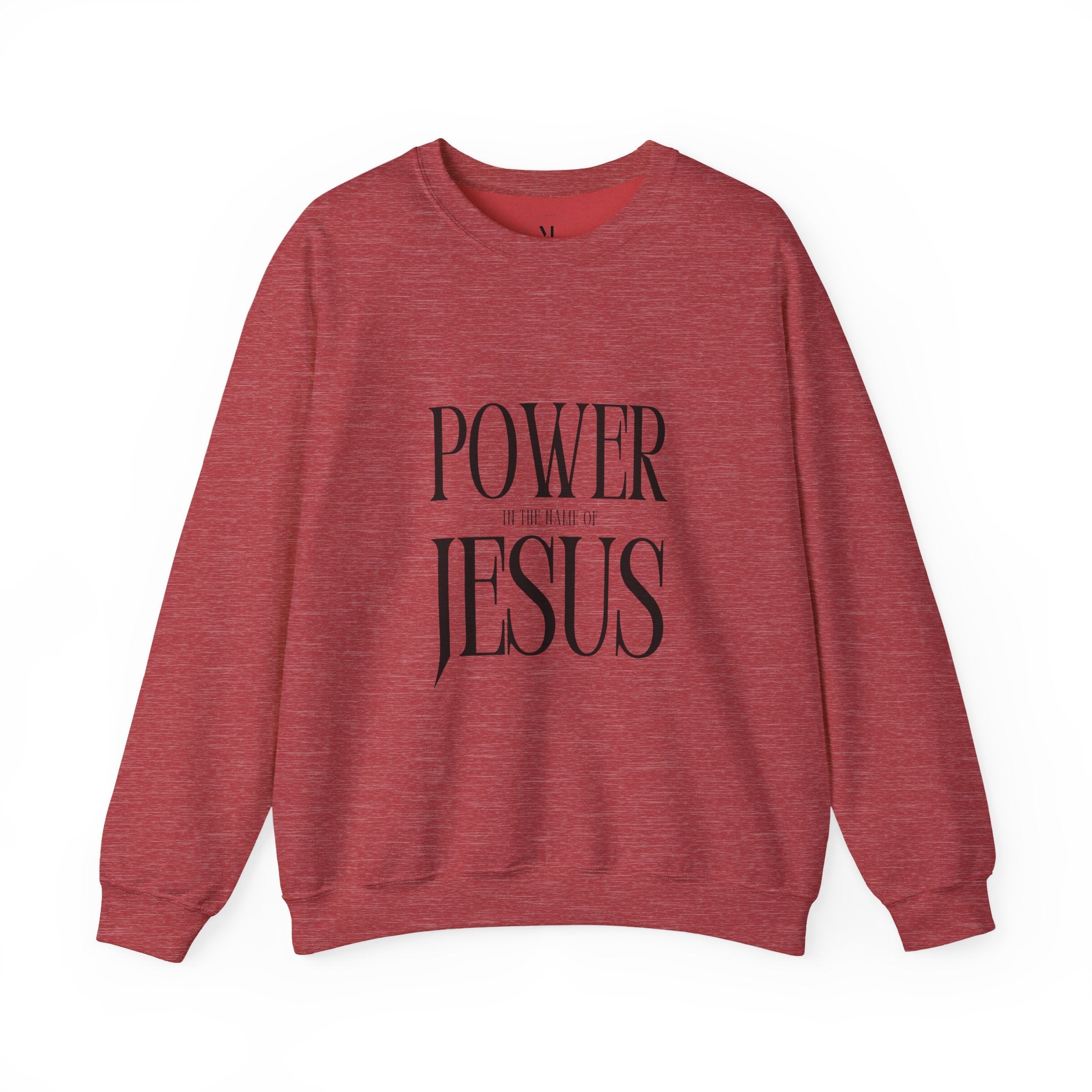 Power Jesus typography sweatshirt | Faith Christian crewneck