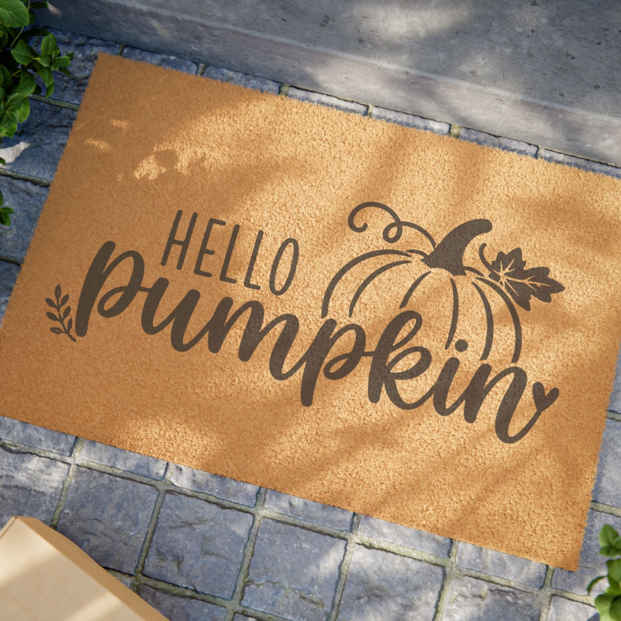 Hello Pumpkin Welcome Mat