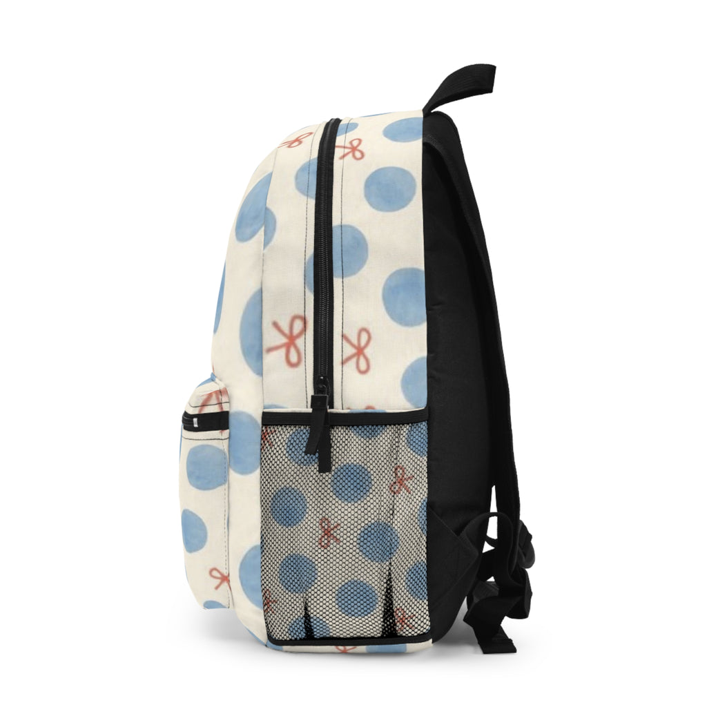 Polka Dot Bow Backpack