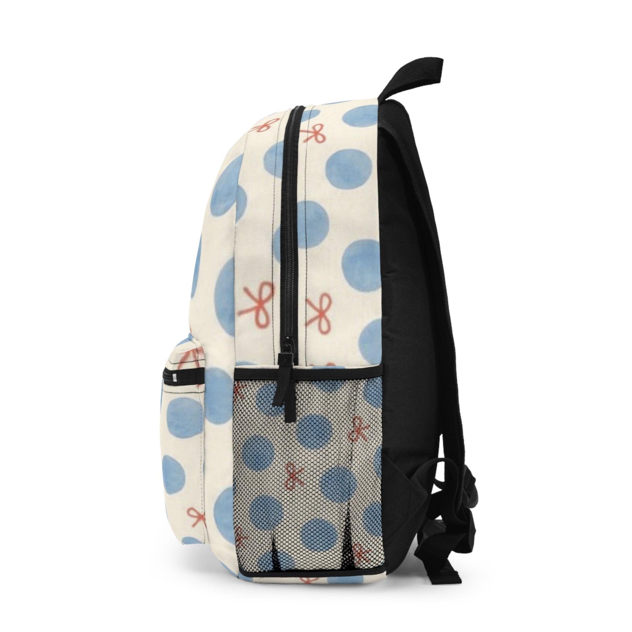 Polka Dot Bow Backpack