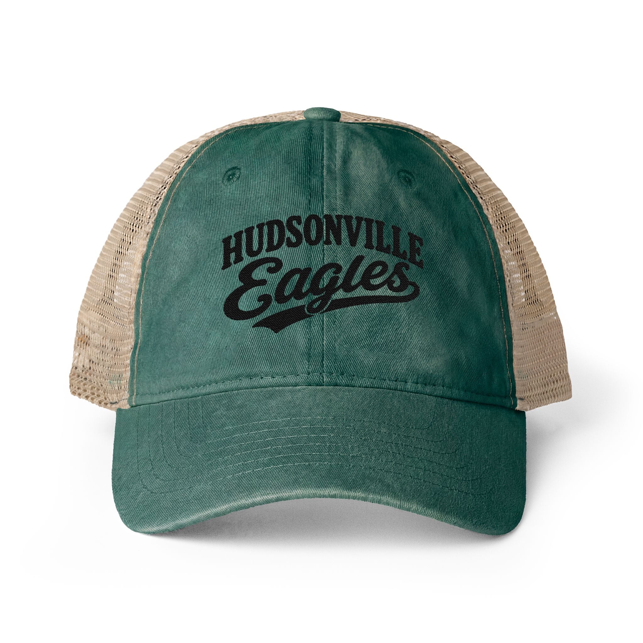 Hudsonville Eagles Washed Mesh-Back Cap