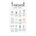 Punctuation Guide Matte Poster — “If Punctuation Could Talk” Educational Wall Art