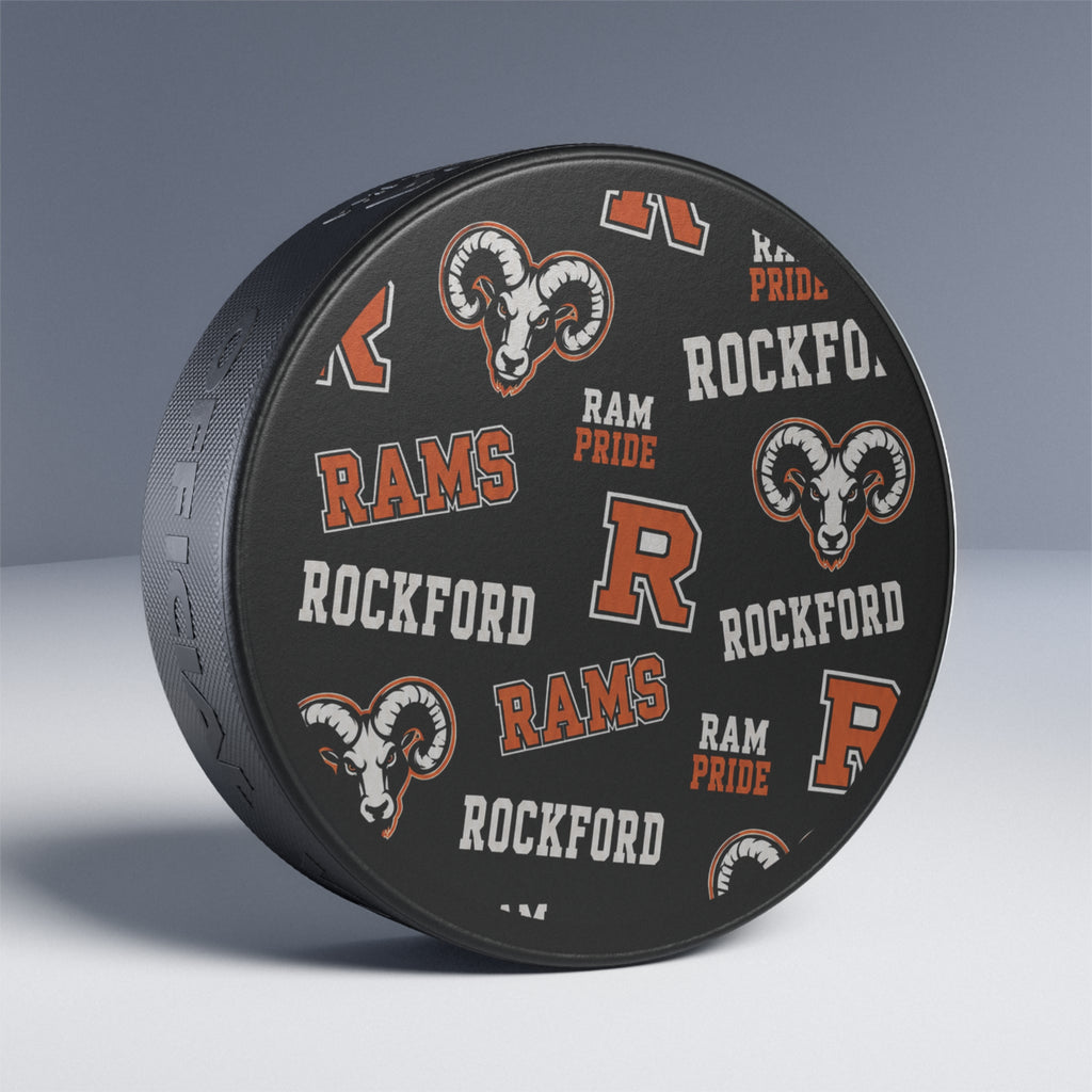 Rockford Rams Hockey Puck