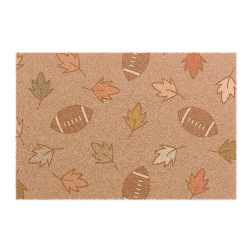 Autumn Football Welcome Mat