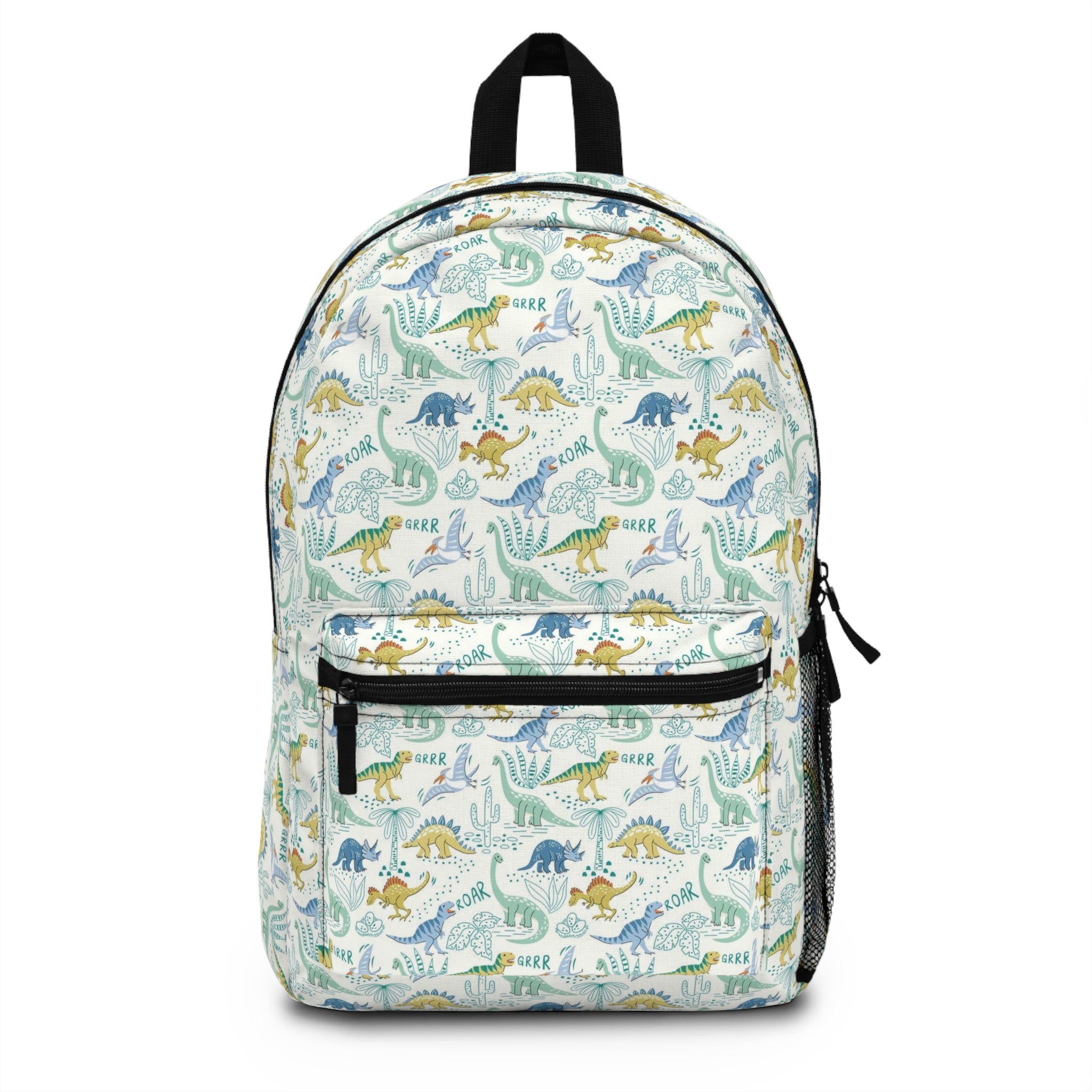 Kids' Dinosaur Print Backpack — Cute Prehistoric School Bag for Boys & Girls