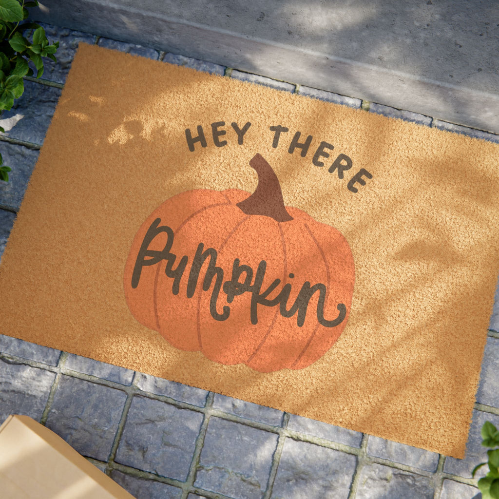 Hey There Pumpkin Welcome Mat