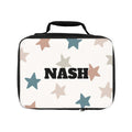 Personalized Star Pattern Lunch Bag — Custom Name "Nash"