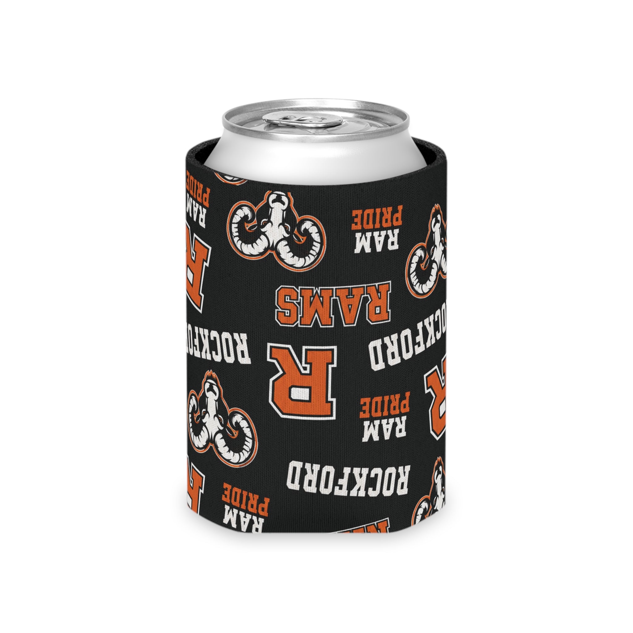 Rockford Rams Can Cooler – Ram Pride Beer Koozie