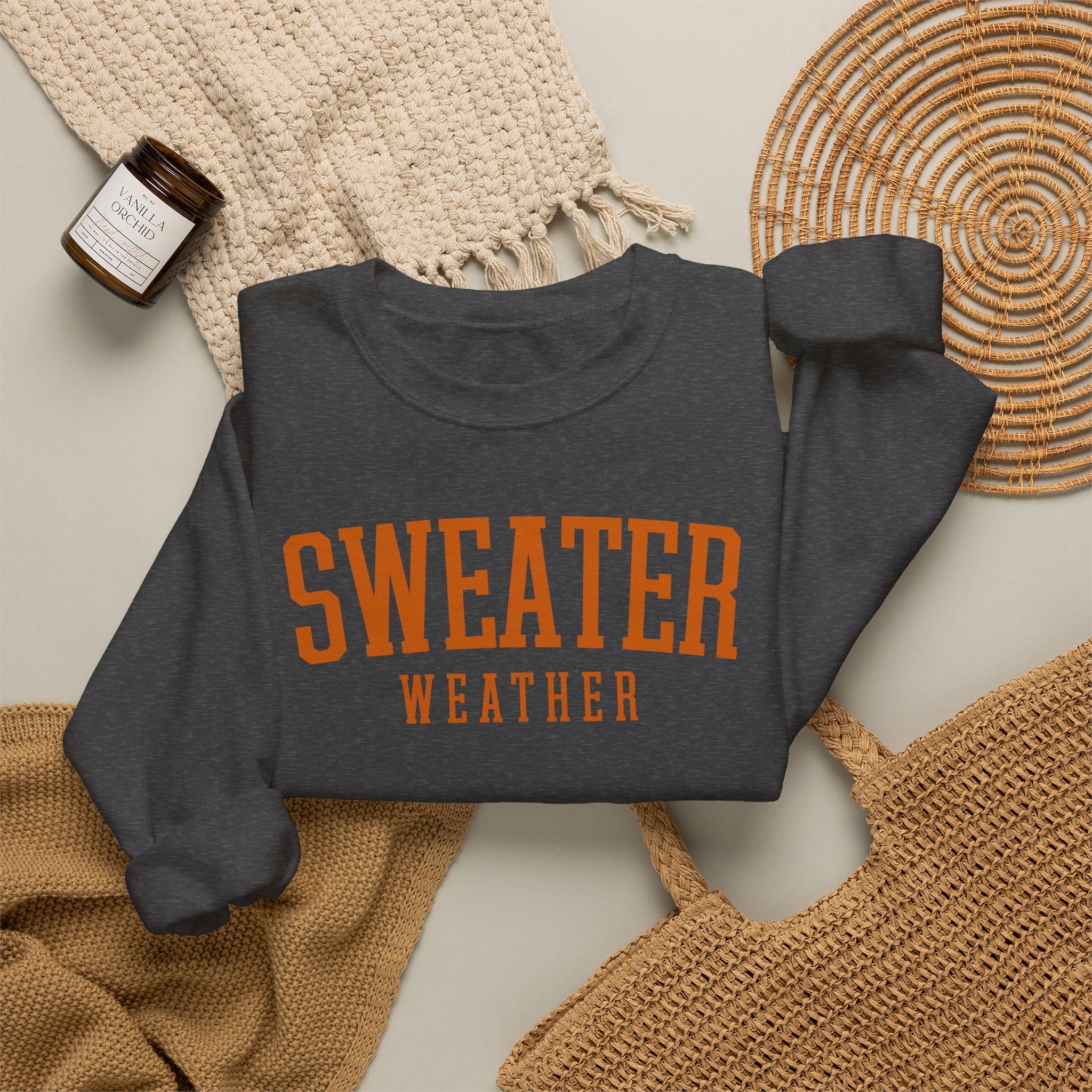 Sweater Weather Crewneck Sweatshirt — Cozy Fall Pullover