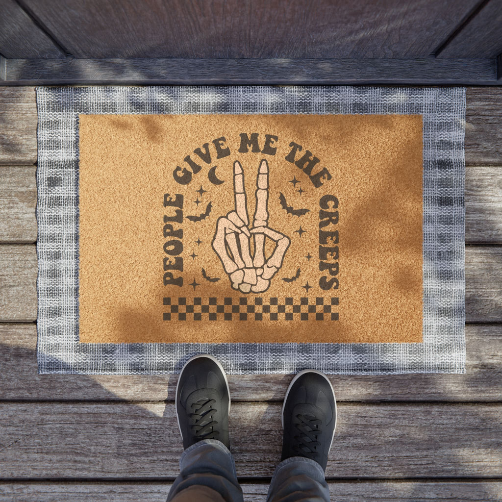 People Give Me The Creeps Welcome Mat