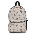 Cowboy Hat Pattern Backpack — Western Horseshoe Print School & Travel Bag