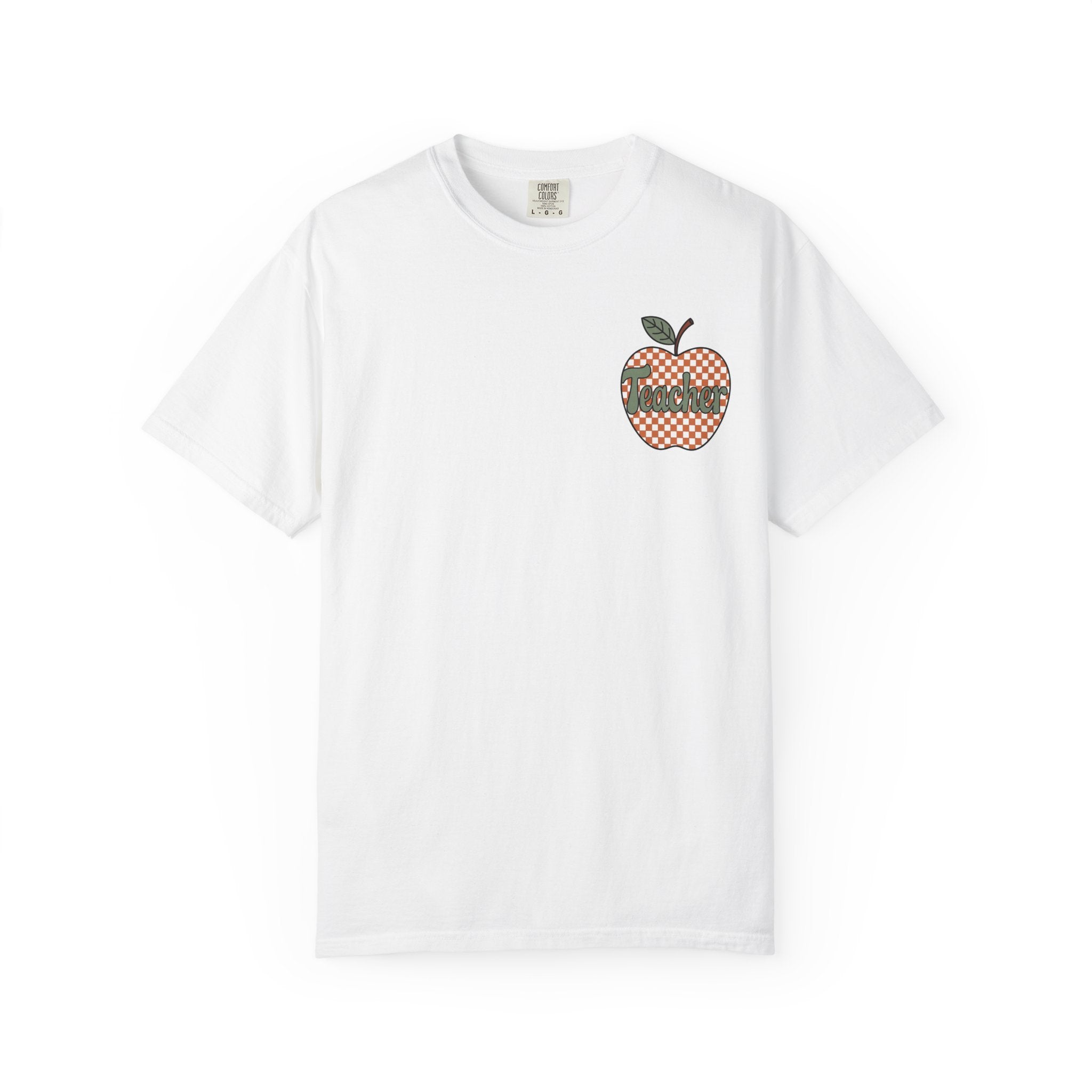 Apple Checkerboard Graphic T-Shirt