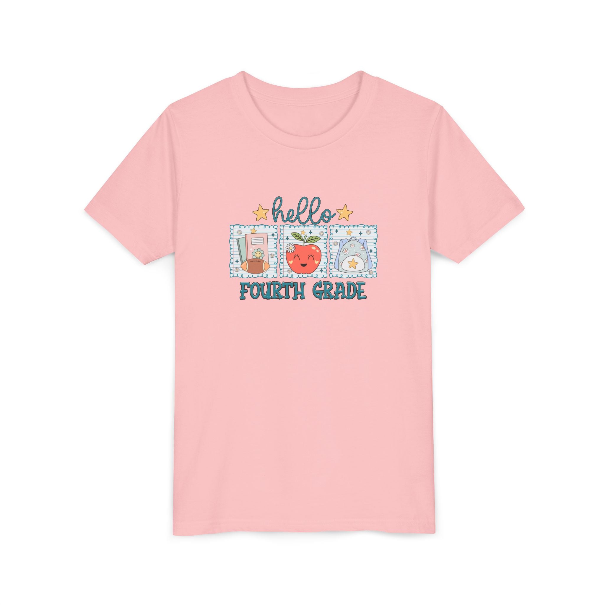 Hello Fourth Grade Tee - Youth