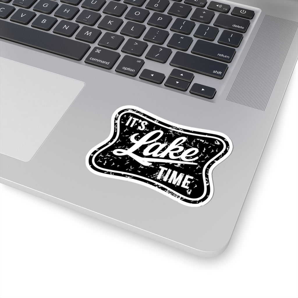 It's Lake Time Sticker - Vintage Distressed Lake Life Decal
