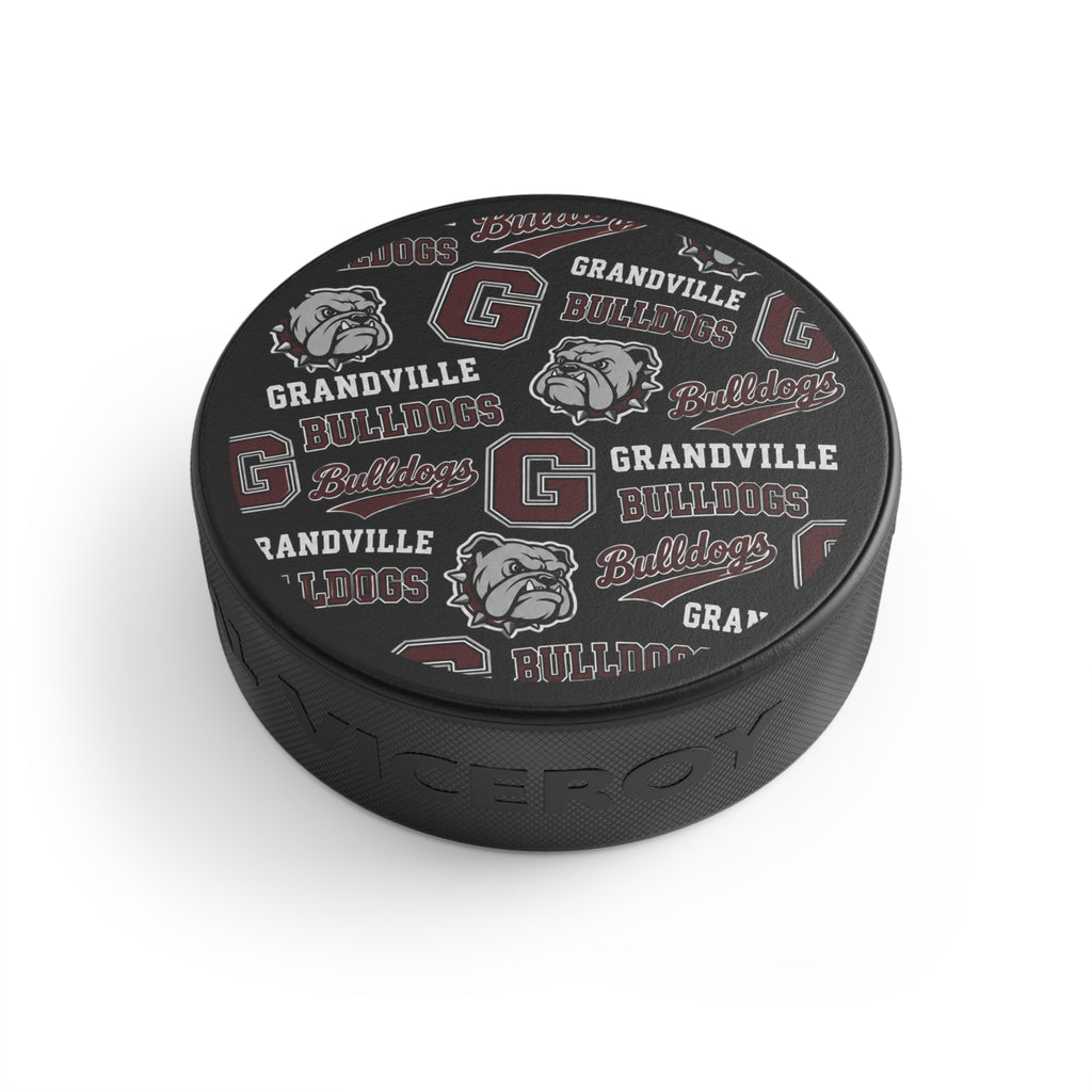 Grandville Bulldogs Hockey Puck