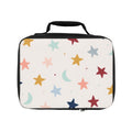 Starry Moon Pattern Lunch Bag — Colorful Kids Insulated Bento Tote
