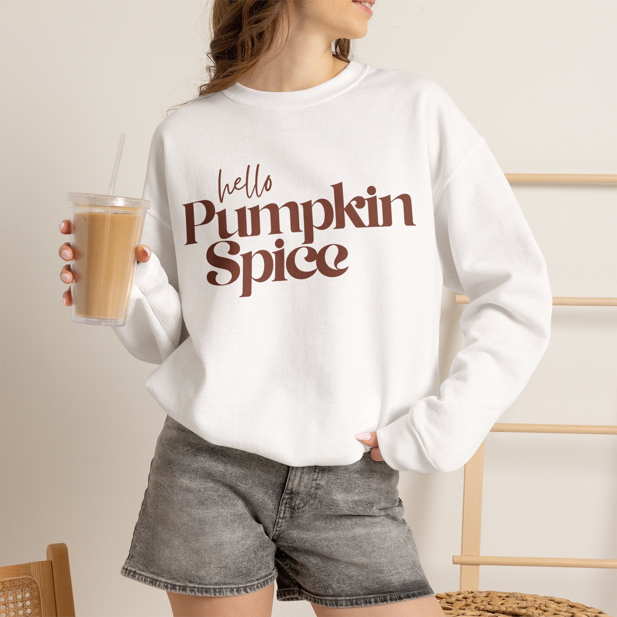 Hello Pumpkin Spice Crewneck