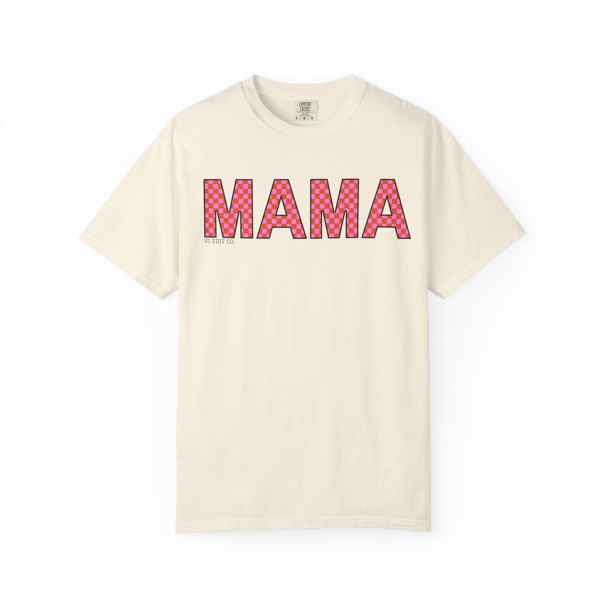 MAMA floral applique T-shirt | Mama graphic tee