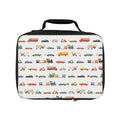 Kids' Vehicle Pattern Lunch Bag — Cute Cars, Bikes & Trucks Insulated Bento Tote