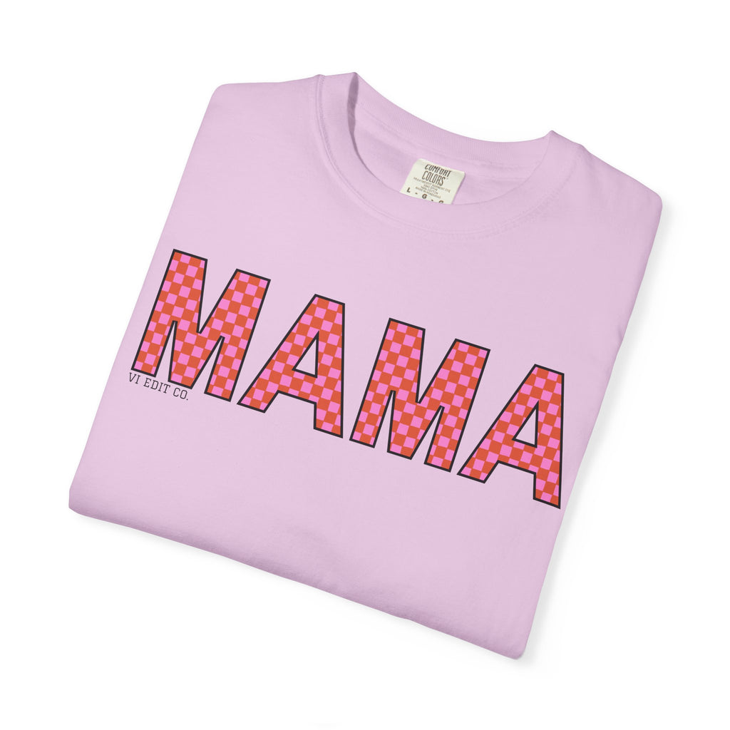 MAMA floral applique T-shirt | Mama graphic tee