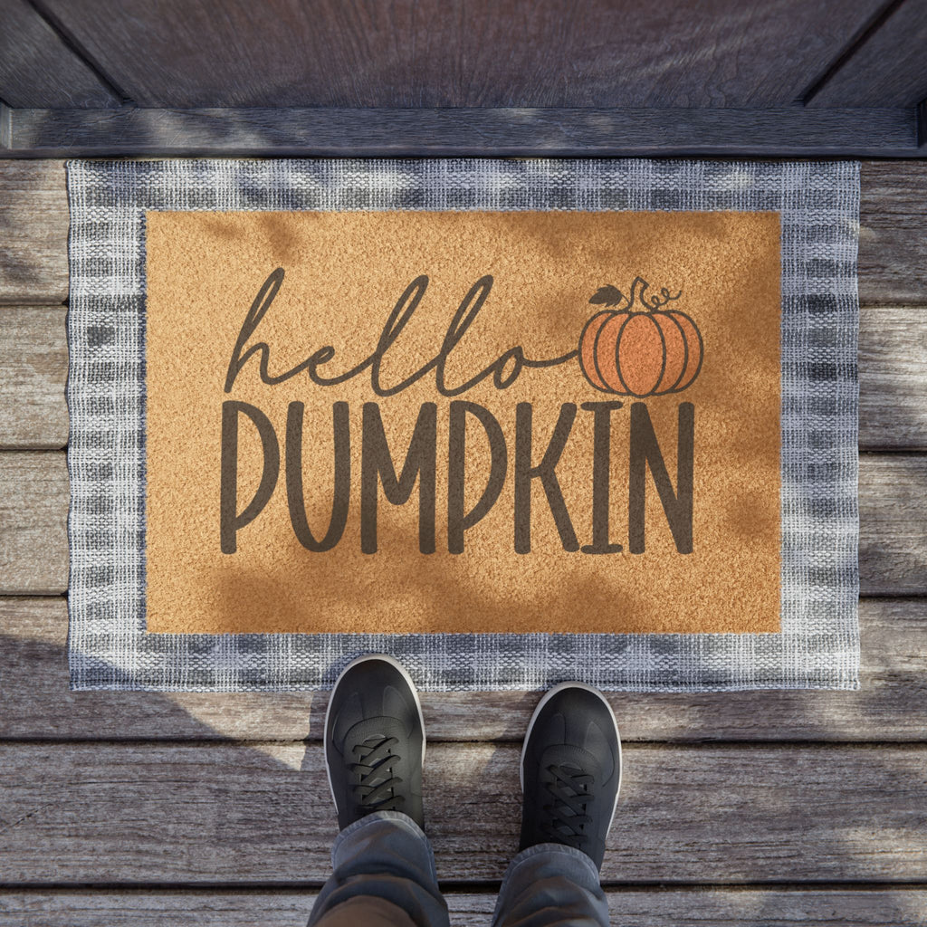 Hello Pumpkin Welcome Mat