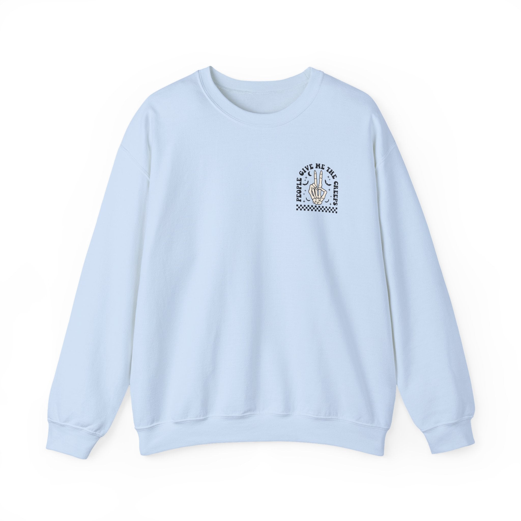 Crewneck Sweatshirt — "Out of My Mind" Minimal Vintage Graphic