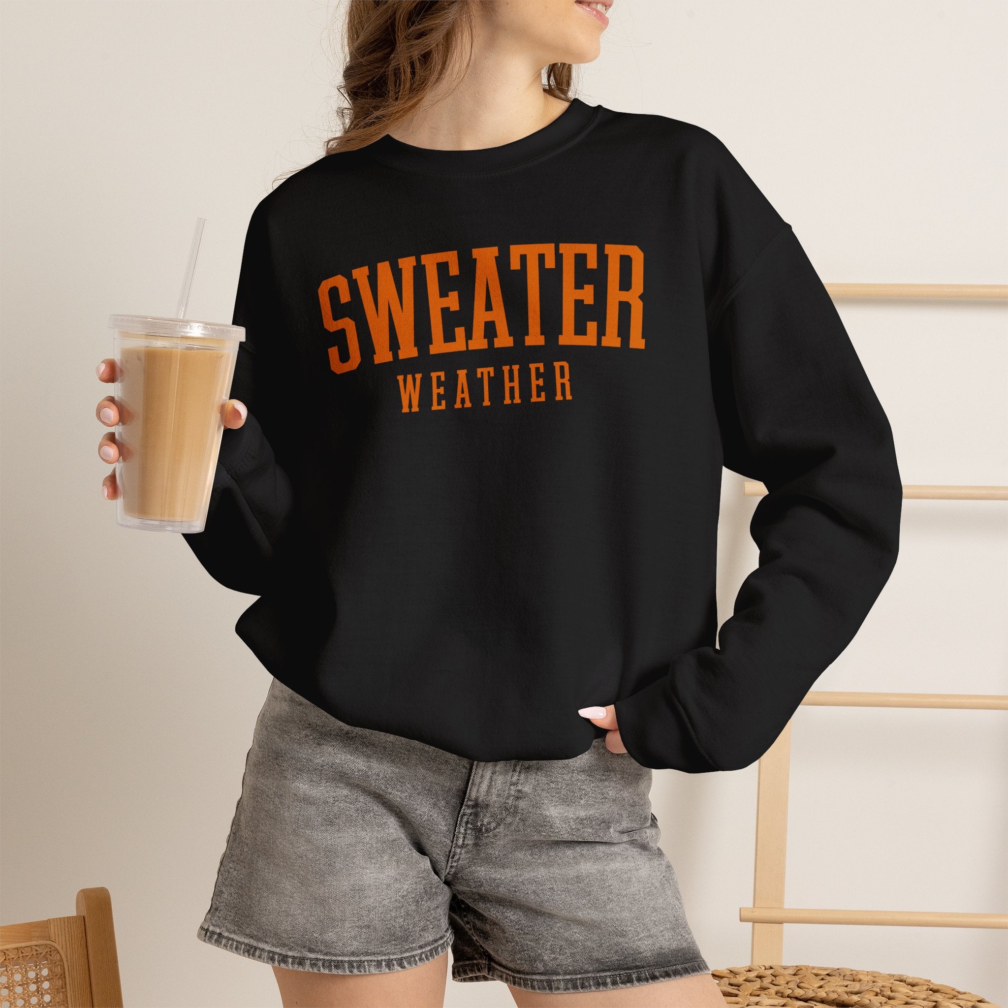 Sweater Weather Crewneck Sweatshirt — Cozy Fall Pullover