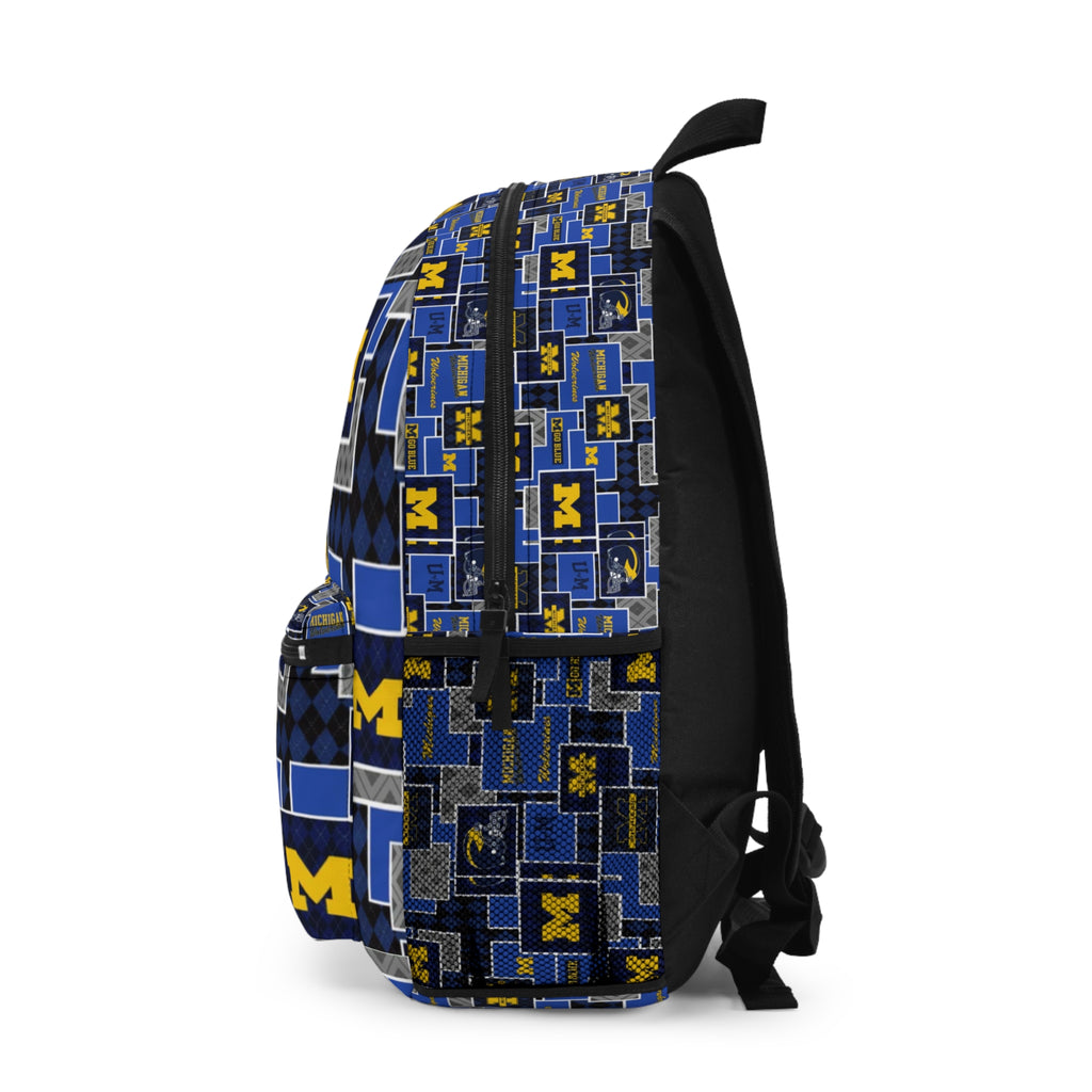 Michigan Wolverines Pattern Backpack